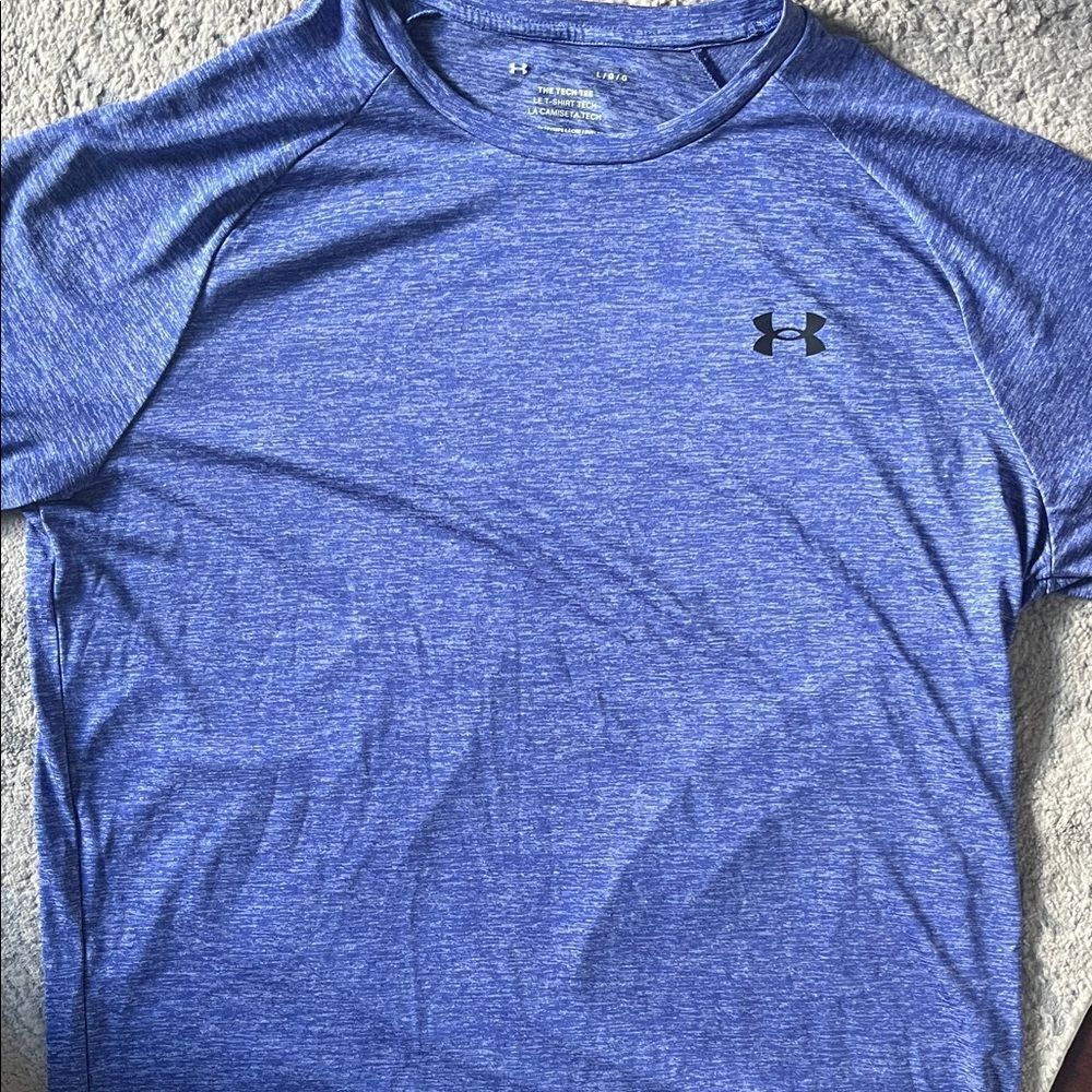Under Armour Men's Heathered Blue Tee